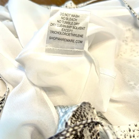 Mare Mare Anthropologie Snakeskin Mini dress with pockets Large worn once - Picture 14 of 15